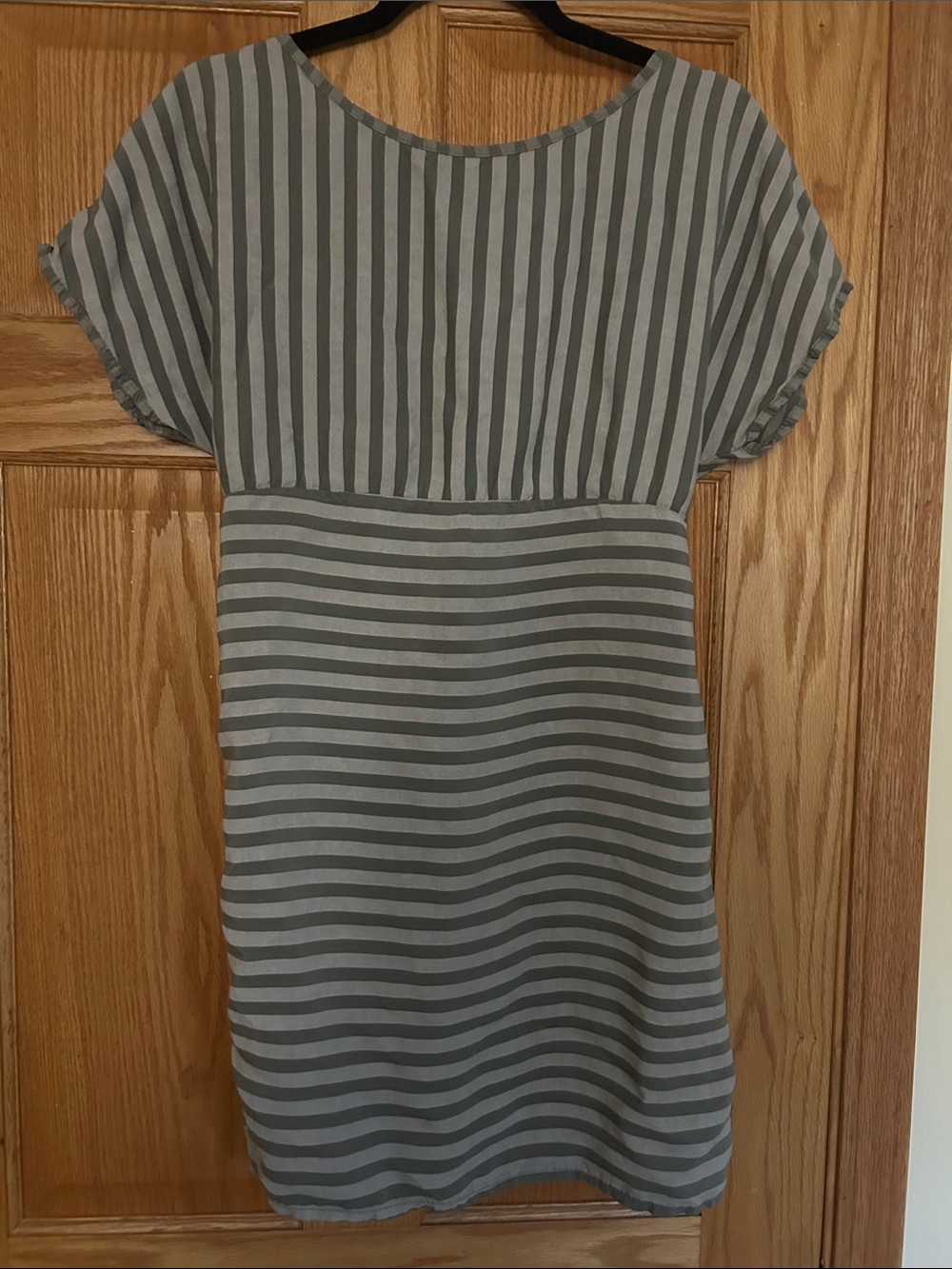 Striped Gray Tunic Dress